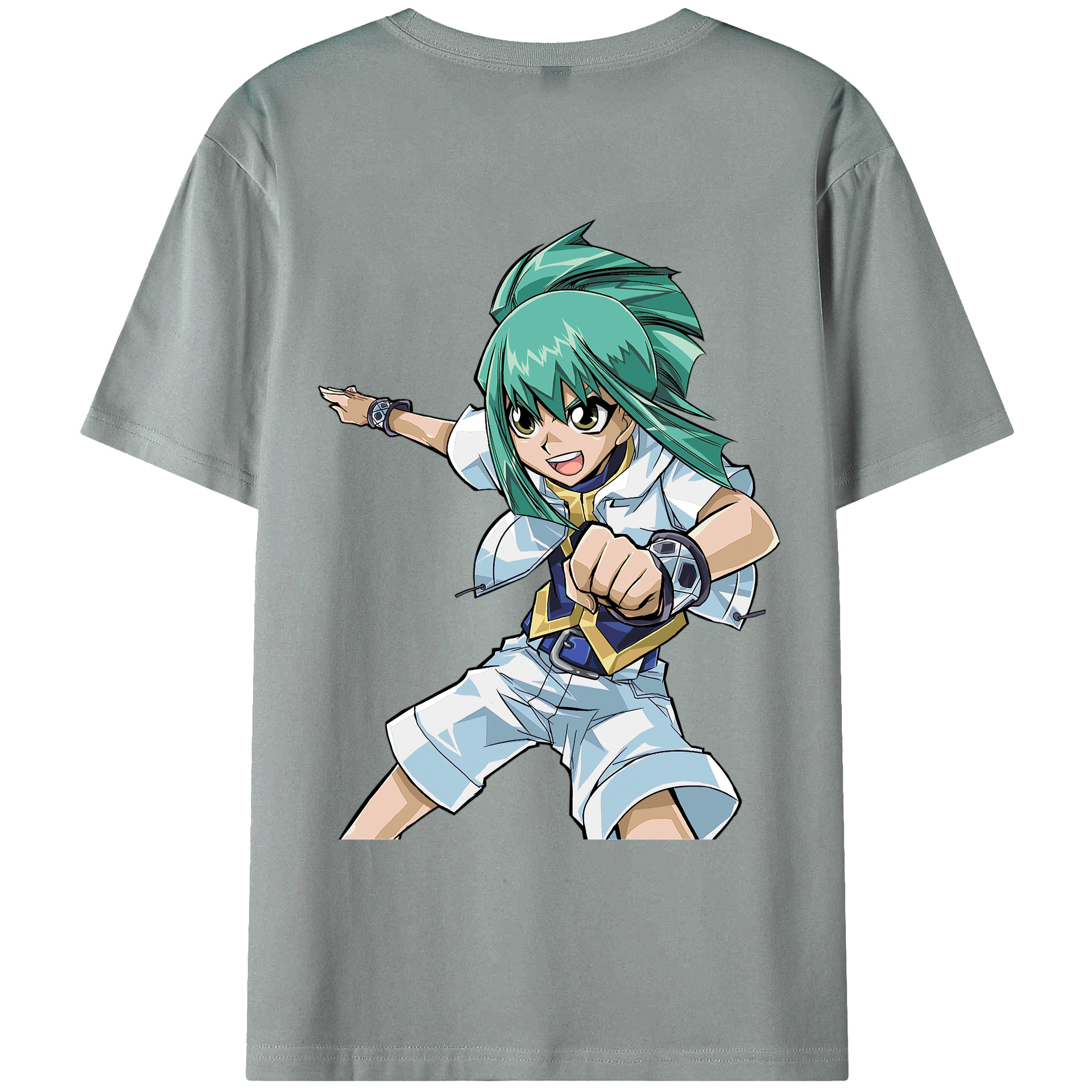 （画像用） 遊☆戯☆王 Yu-Gi-Oh! 綿100％ メンズ半袖Tシャツ（バックプリント） 通気性